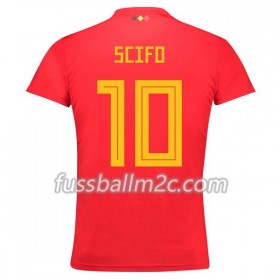 Fußballtrikots Belgien Scifo 10 Heim Trikotsatz WM 2018